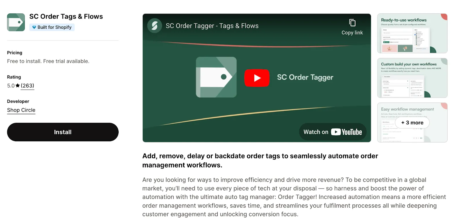 SC Order Tags & Flows